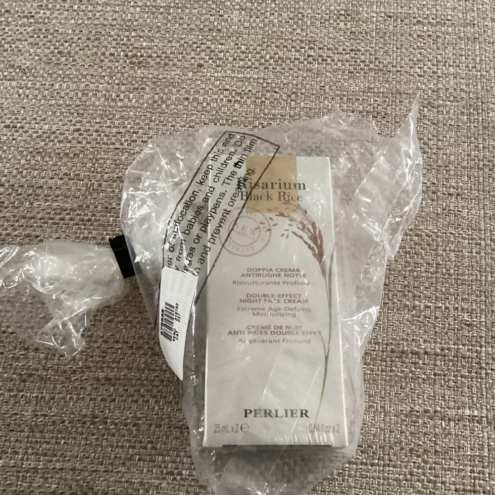 Perlier Risarium Black Rice Double Effect Night Face Cream